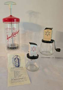 lot 156 image: Vintage Speed Whipper & Nut Grinder Options