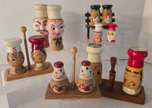 lot 164 image: Nostalgic Salt & Pepper Sets