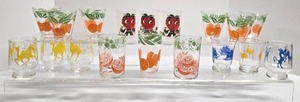 lot 193A image: Large Vintage Juice Glass Collection
