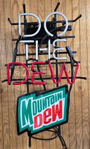 lot 218 image: Mountain Dew Neon Sign