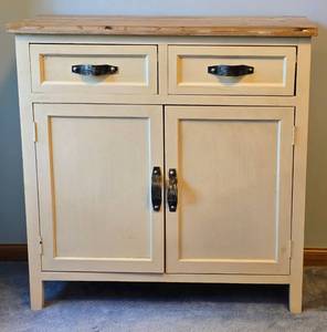 lot 233 image: Rustic Ivory Cabinet
