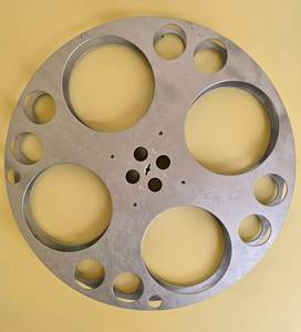 lot 236 image: Unique Silver Metal Film Reel