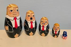 lot 238 image: Set of Donald Trump Nesting Dolls