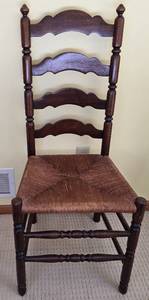 lot 239 image: High Back Caned Seat Chair