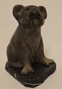 lot 250 image: Signed Maigon Daga Ceramic Koala Sculpture