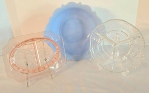 lot 277 image: Delicate Vintage Mckee, Cambridge and Depression Glass Combo