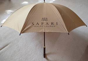 lot 297 image: Vintage Ralph Lauren Safari Golf Umbrella