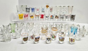 lot 306 image: Incredible Lot of Collectible Shot Glasses