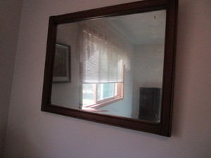 Wall Mirror, Wood Framed