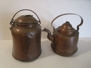 Copper Swedish Teapot, Lunch Pail