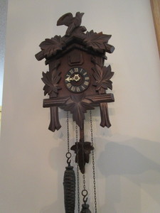 German Cuckoo Clock, Broken Arm