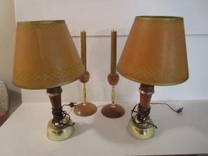 Dresser Lamps & Myrtle Candle Holders