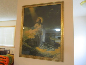 Framed Religious Print