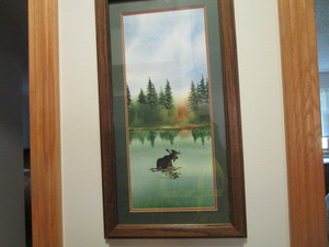 Moose Watercolor by Tom Soucek