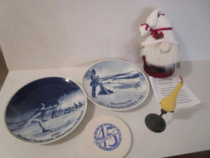 Loppet Plates, Gnome, Swedish Candle