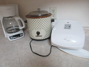 MR Coffee, Crock Pot, George Forman Grill