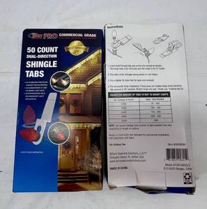 MM. 2x Titan Pro Commercial Grade 50ct Dual Direction Shingle Tabs