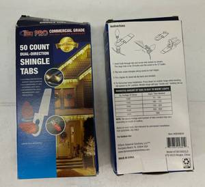 MM. 2x Titan Pro Commercial Grade 50ct Dual Direction Shingle Tabs
