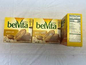 MM. 3x 5-1.76oz Belvita Golden Oat Packs