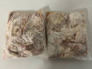 K. 2x 8pcs Cut Chicken  3-3.25lbs