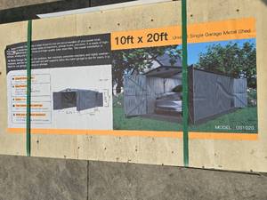 lot 17 image: Steel Shed 10 x 20