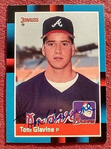 Signed (In Person) Tom Glavine Rookie Card