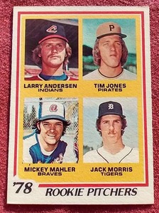 1978 Topps Jack Morris Rookie Card