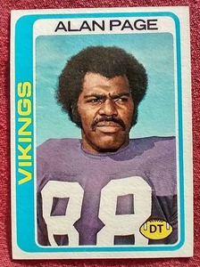 1978 Topps Alan Page Card