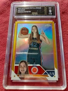 2023 Topps Chrome McDonalds Addy Brown Gold Refractor #50 - GMA 9