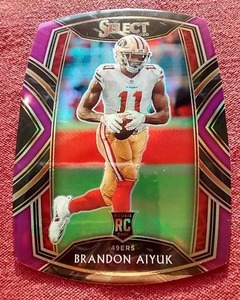 2020 Select Brandon Aiyuk Club Level Die-Cut Prizm Rookie Card