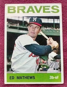 1964 Topps Ed Mathews Card