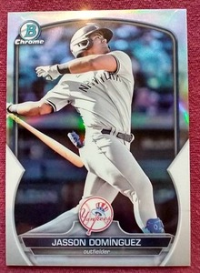 2023 Bowman Jasson Dominguez Refractor Prospect Card - #d499