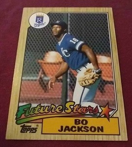 1987 Topps Bo Jackson Rookie Card