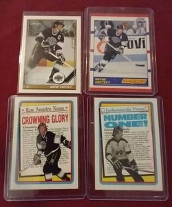 (4) Wayne Gretzky Cards