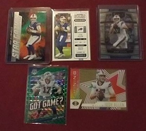 (5) Josh Allen Cards