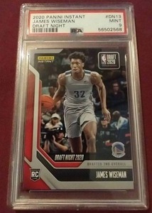 2020 Panini Instant James Wiseman Rookie Card 2055 - PSA 9