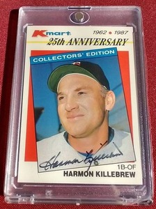 Autographed (In Person) Harmon Killebrew Card