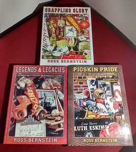 (3) Autographed Ross Bernstein Minnesota Sports Books