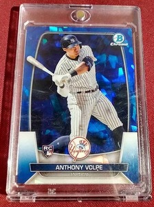 2023 Bowman Chrome Sapphire Anthony Volpe Rookie Card