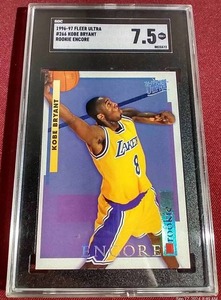 1996-97 Fleer Ultra Kobe Bryant Rookie Card - SGC 7.5