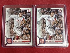 (2) 2022  Bowman Jarren Duran Rookie Cards