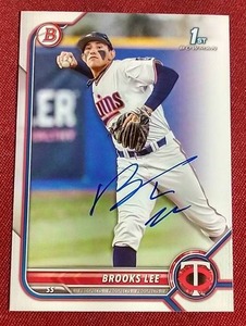 2023 Bowman Autographed Brooks Lee 1st Bowman Card