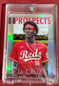 2023 Bowman Elly De La Cruz Refractor Prospect Card