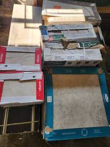Pallet mixed large format tile