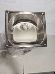 Single bowl stainless steel work sink