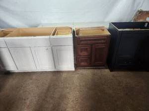 5 Vanity cabinets