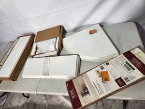 7- white decorative floating shelves