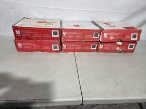 6 boxes black penny round mosaic tile