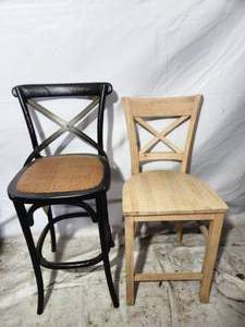 2- bar height chairs