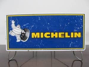lot 126 image: Vintage MICHELIN Tires Service Station Display Sign